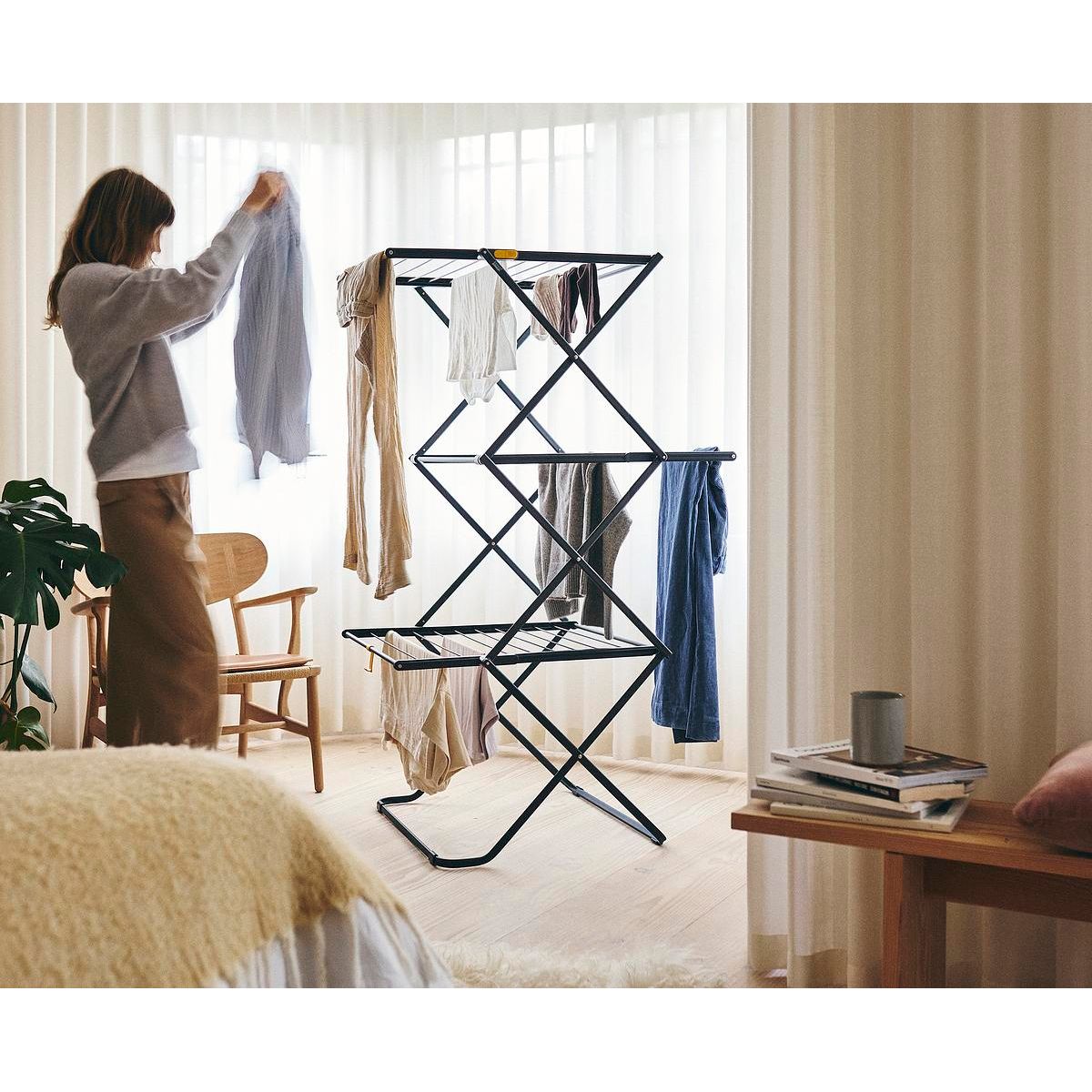 Etendoir à linge à linge grande capacité 21m AirFrame Max couleur unique, JOSEPH JOSEPH