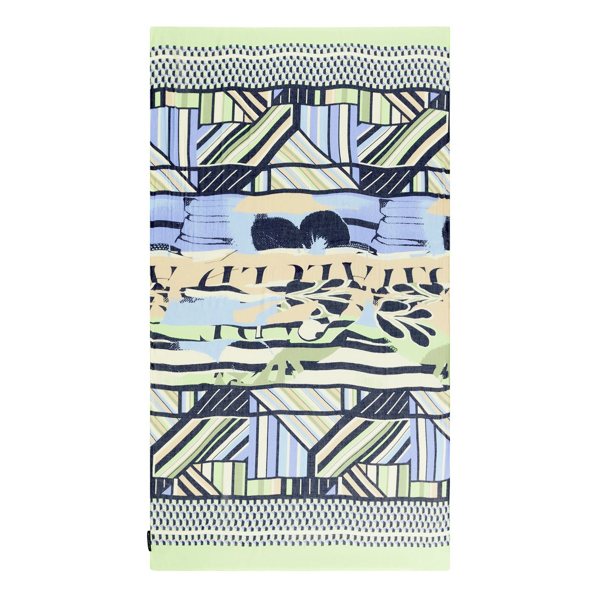 Écharpe basique à imprimé bleu/vert, BETTY BARCLAY