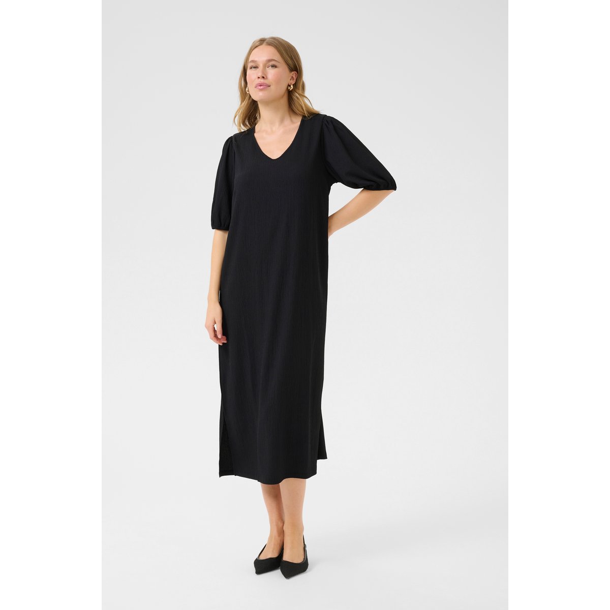 Dress noir black deep, KAFFE