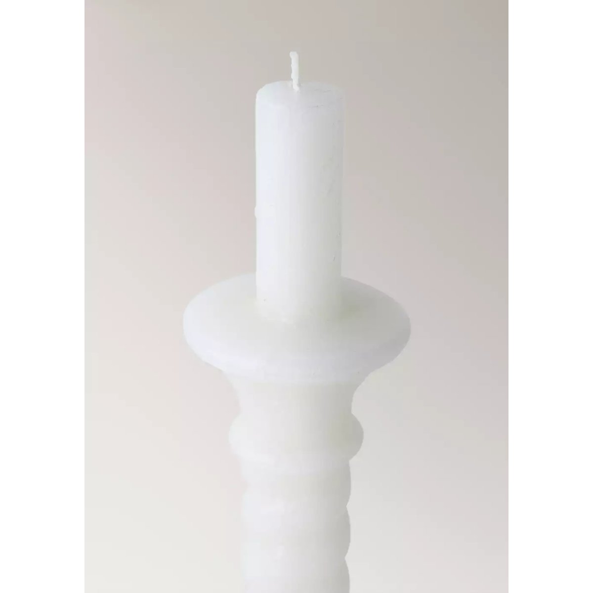 Bougie décorative en forme de chandelier écru, MANGO HOME