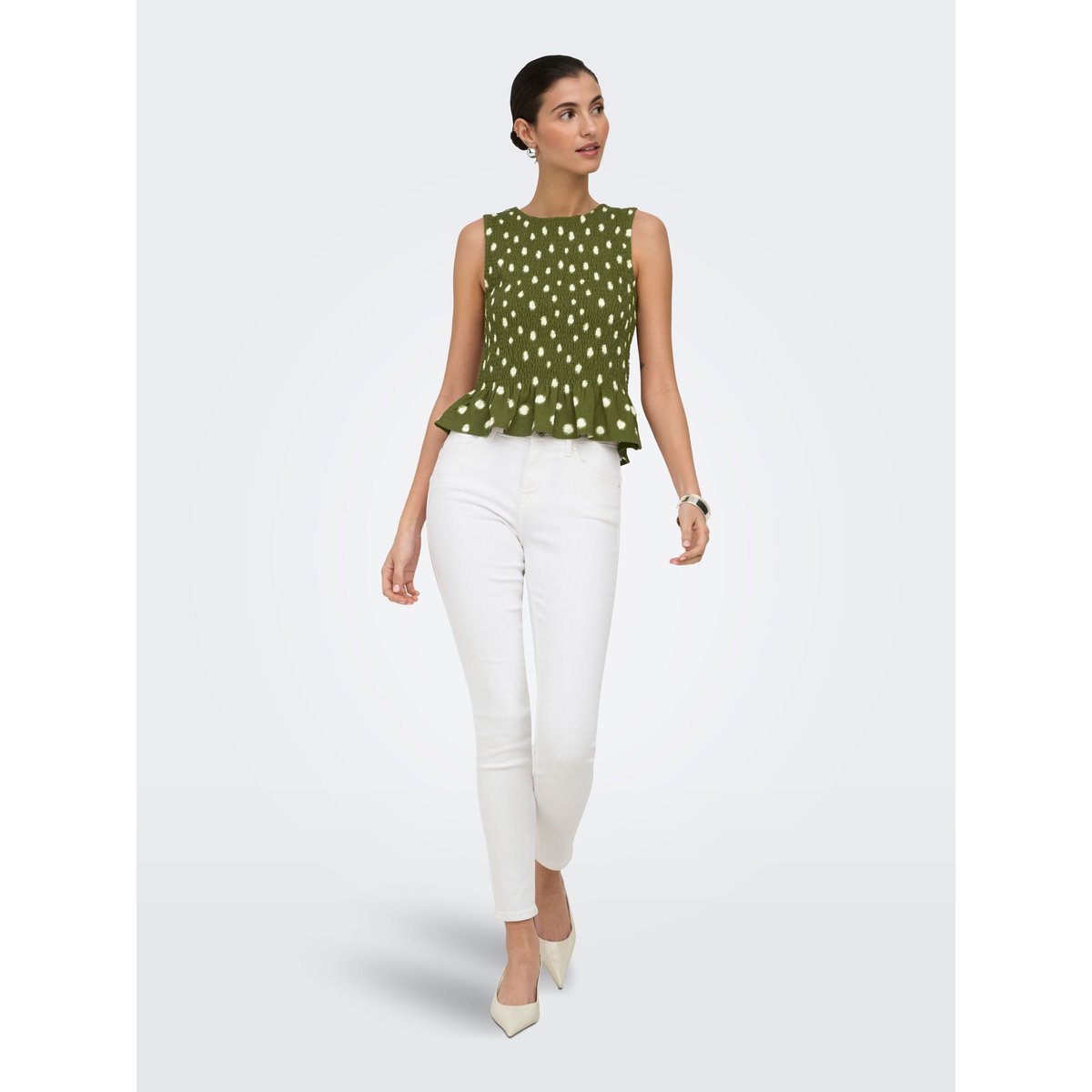 Top capulet olive, ONLY
