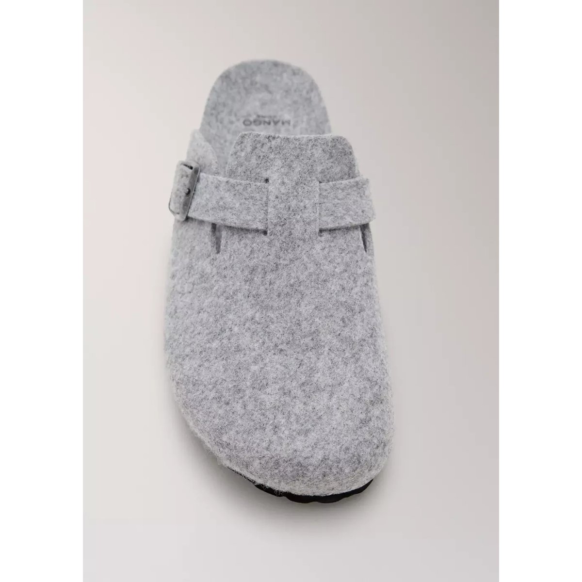 Chaussons en feutre gris, MANGO