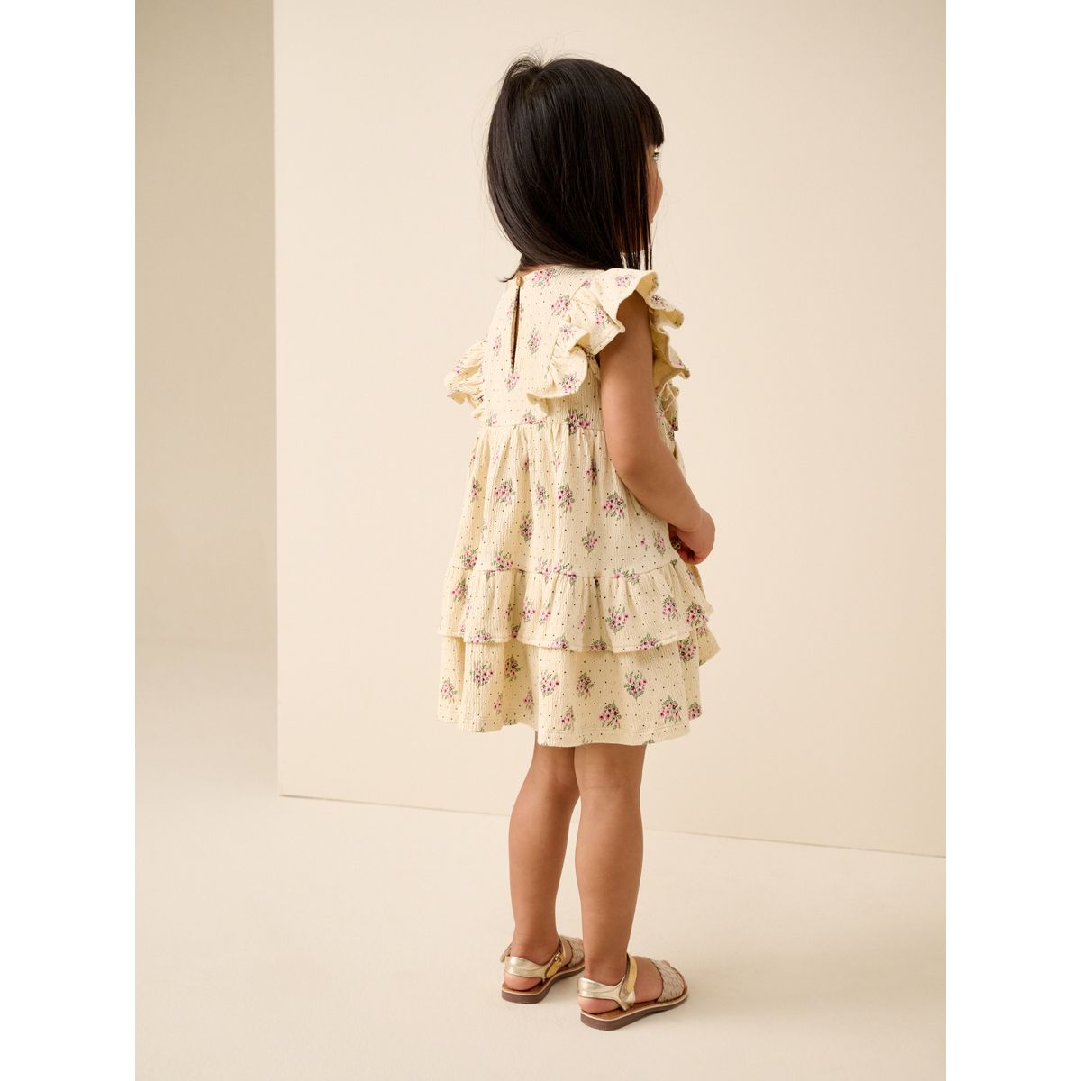 Robe d'été sans manches avec nœud écru, NEXT