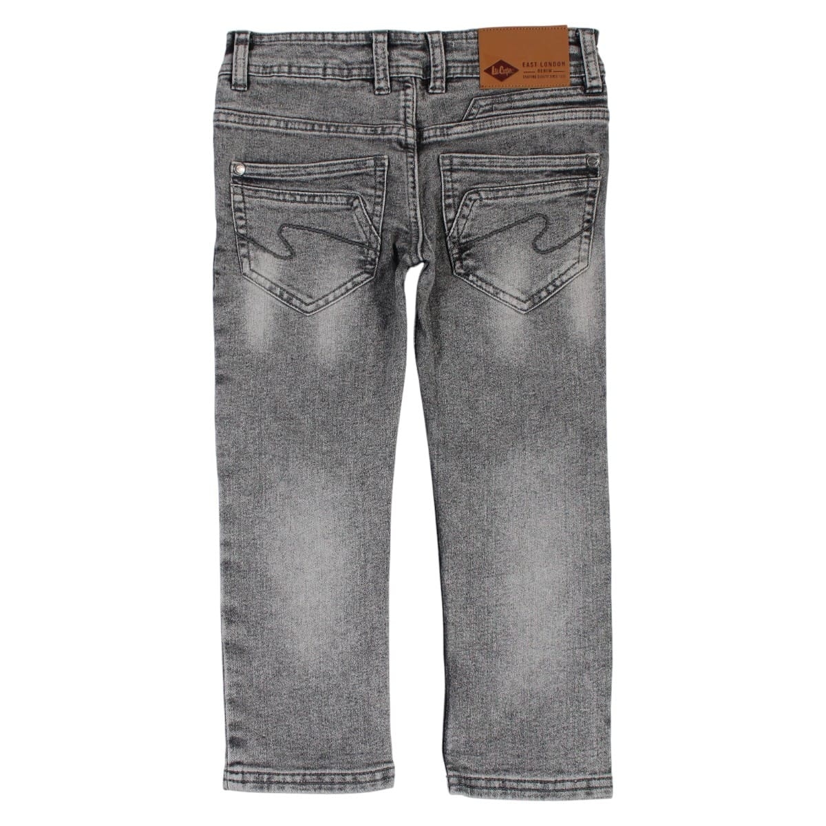Jean slim 5 poches, coupe droite DENIM gris délavé, LEE COOPER