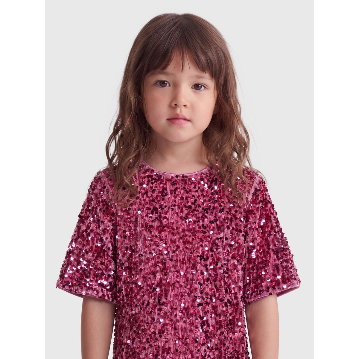 Robe En Maille rose - rose wine 1, KIDS ONLY