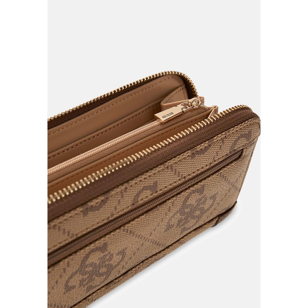 Portefeuille Maxi 4G Karnilla marron multi, GUESS