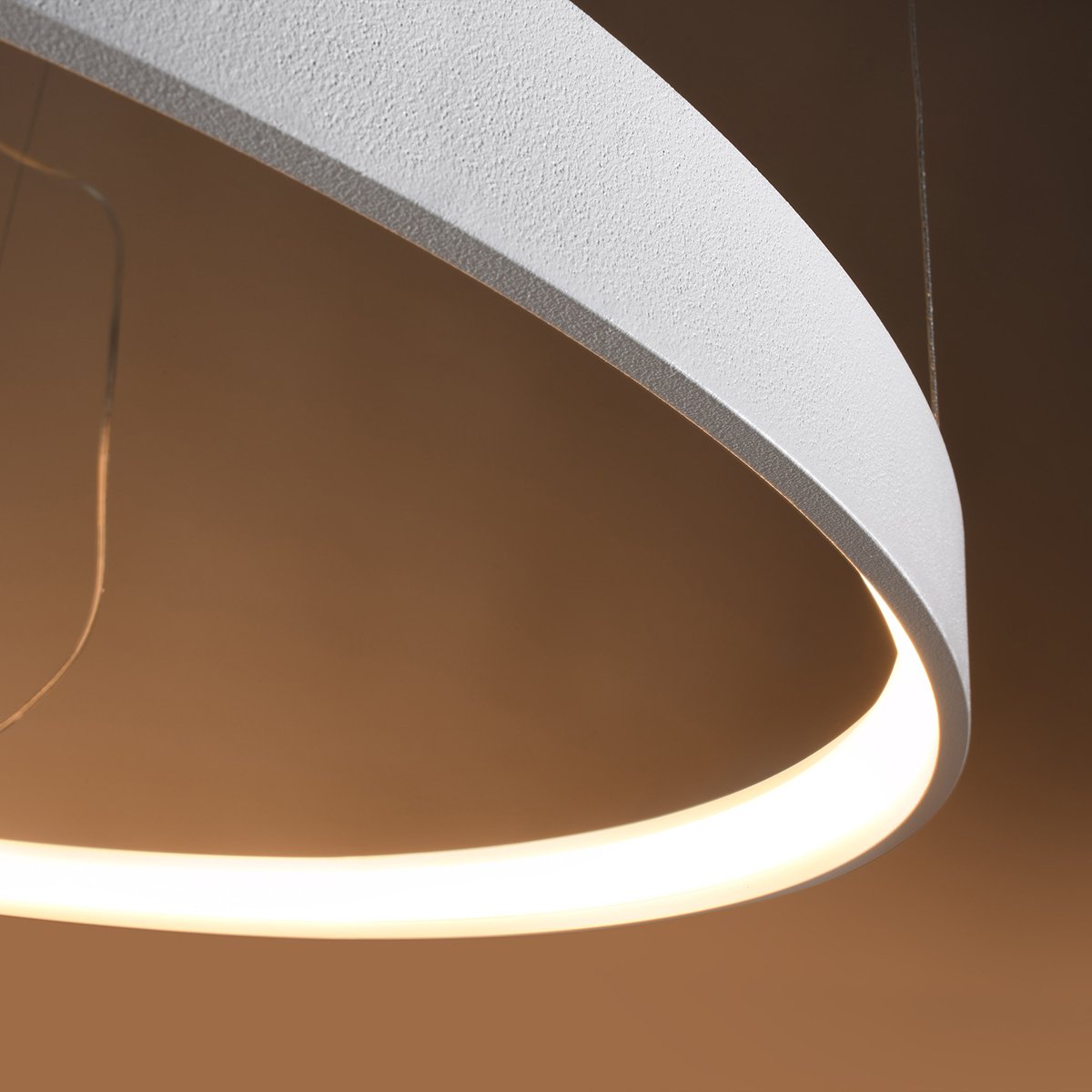 Lustre Aluminium Noir LED 3 Rio noir, EDEN