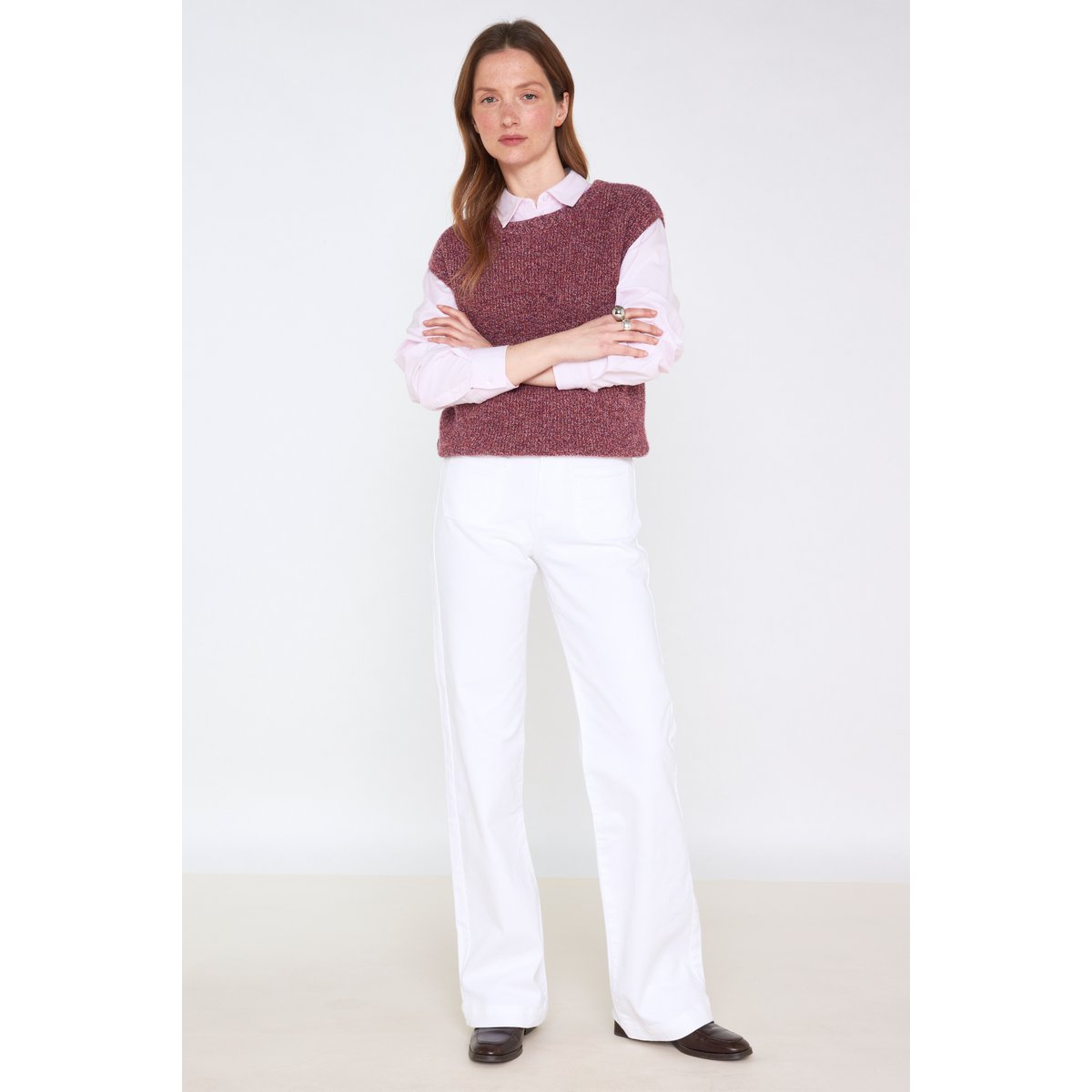 Chemise 100% coton personnalisable THOMAS rose, Maison 123