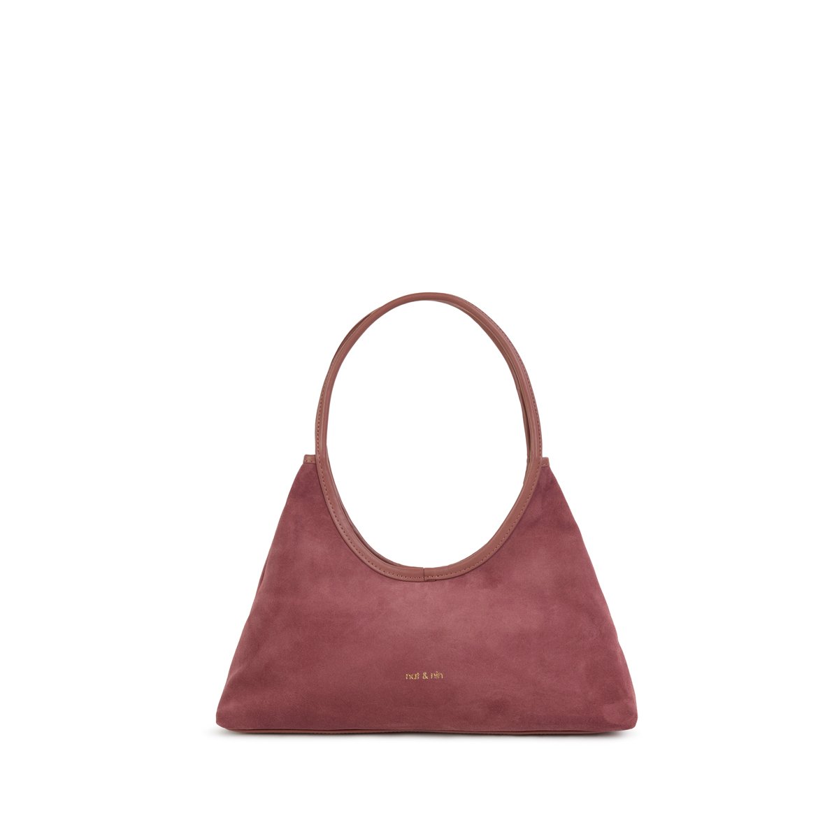 Sac à main en cuir MILO vieux rose, NAT & NIN
