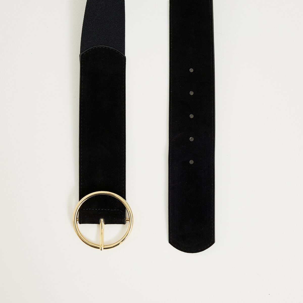 Ceinture large élastique noir, GRAIN DE MALICE