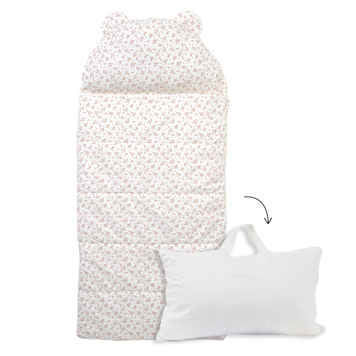 Sac de couchage maternelle 'FilOdoo' THAIS rose, LITTLE CREVETTE