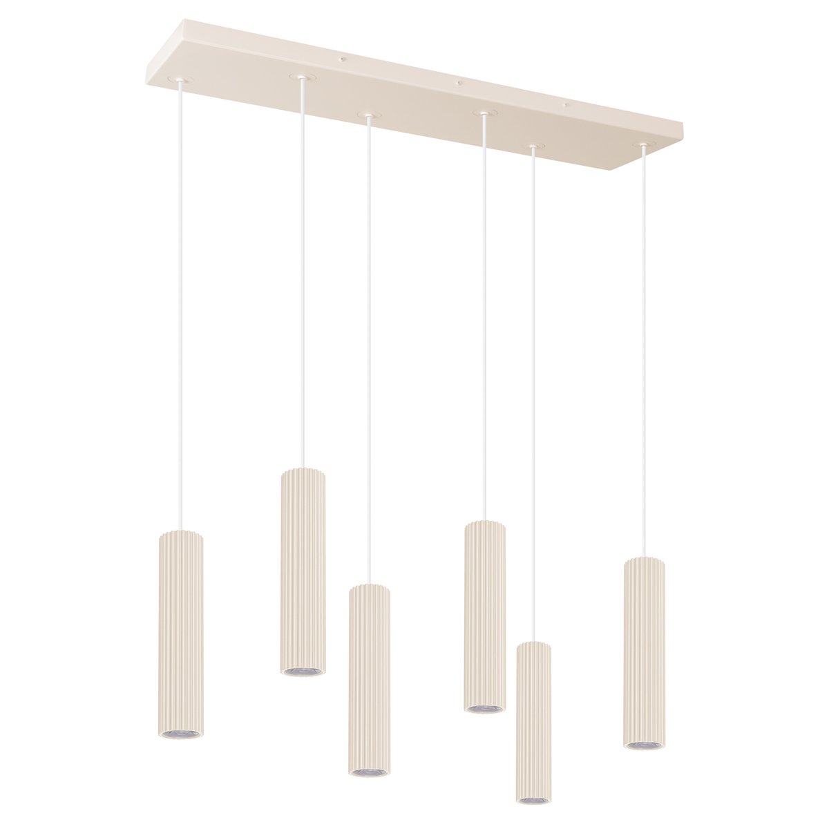 Suspension Aluminium Beige LED 6 Ivar beige, EDEN