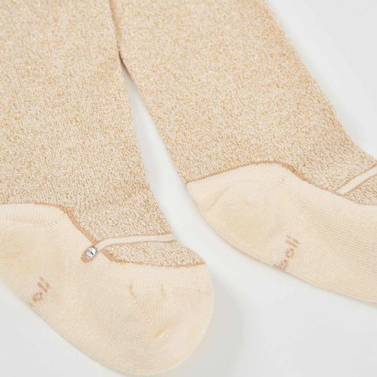 Collants combiné avec fil textile jaune, BOBOLI