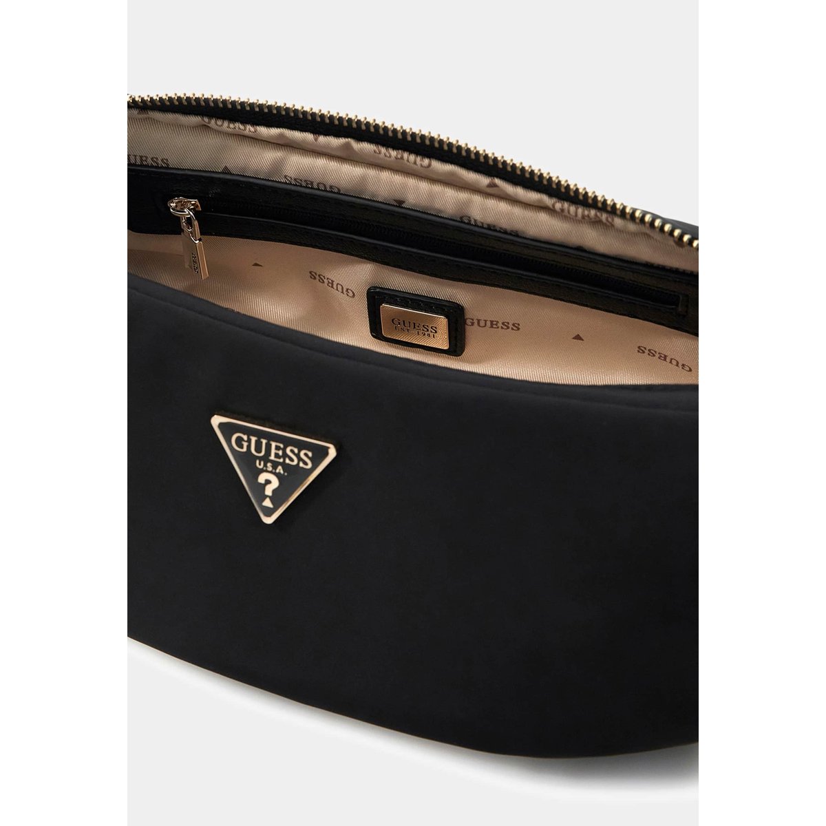 Sac Bandoulière Logo Gemma noir, GUESS