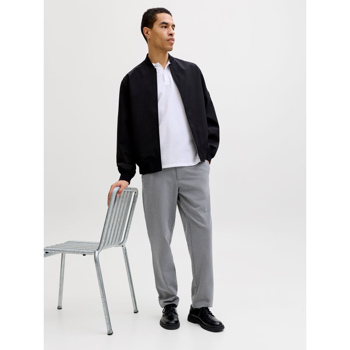 Pantalon Classique grey melange 1, JACK & JONES