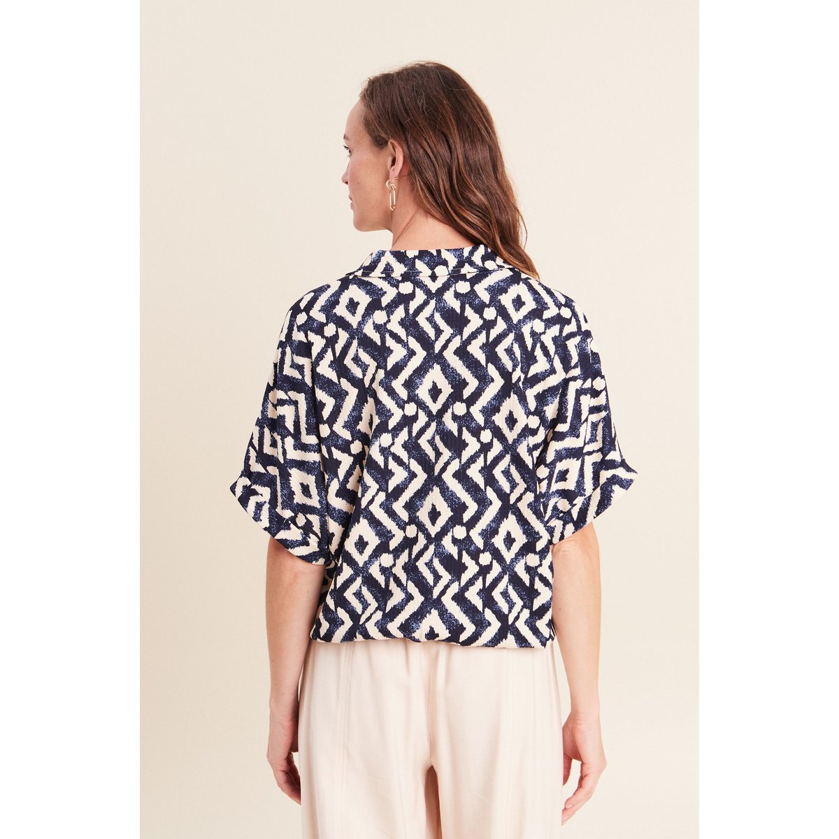 Chemisette manches courtes bleu, BREAL