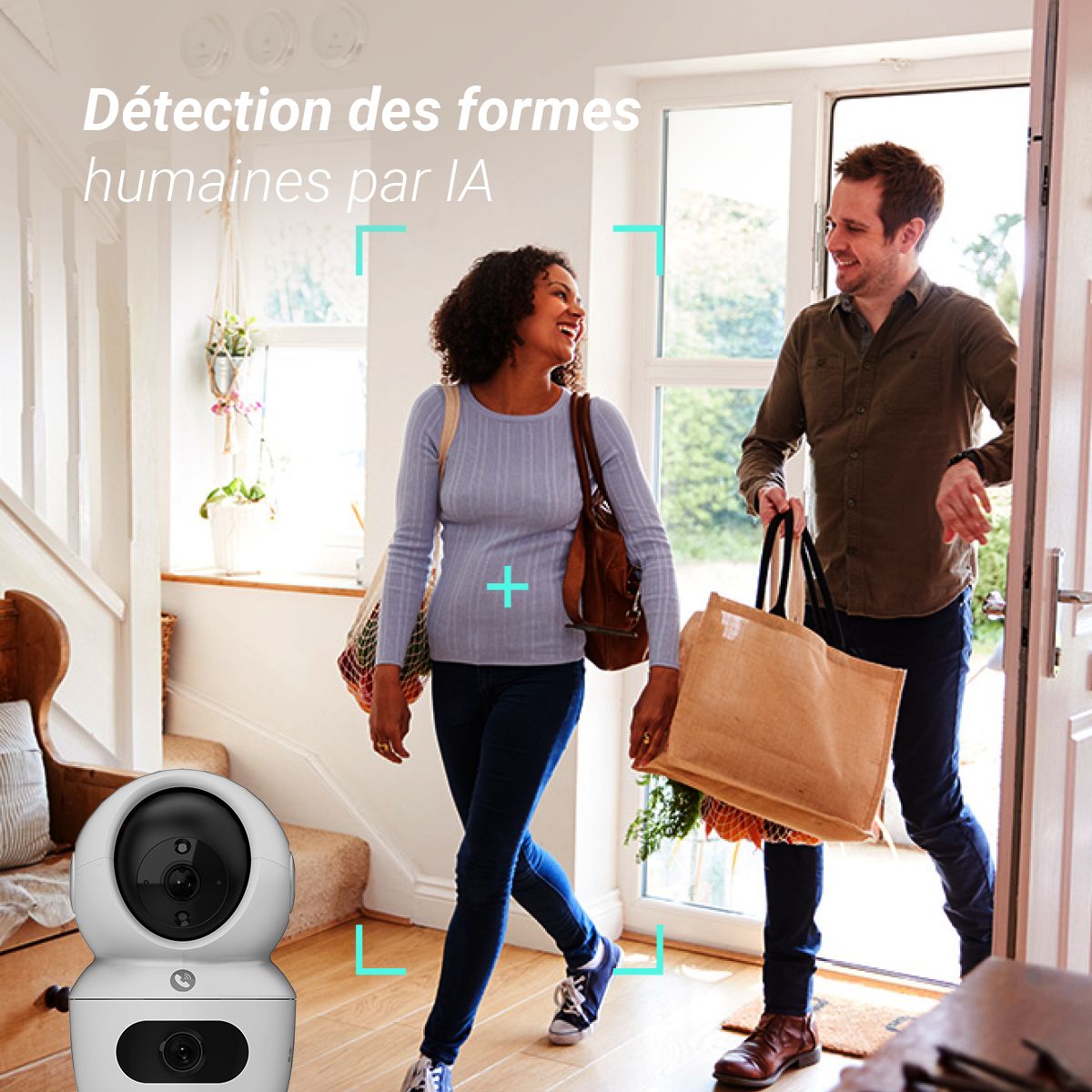 Caméra de surveillance H7C 2K+ Dual couleur unique, EZVIZ