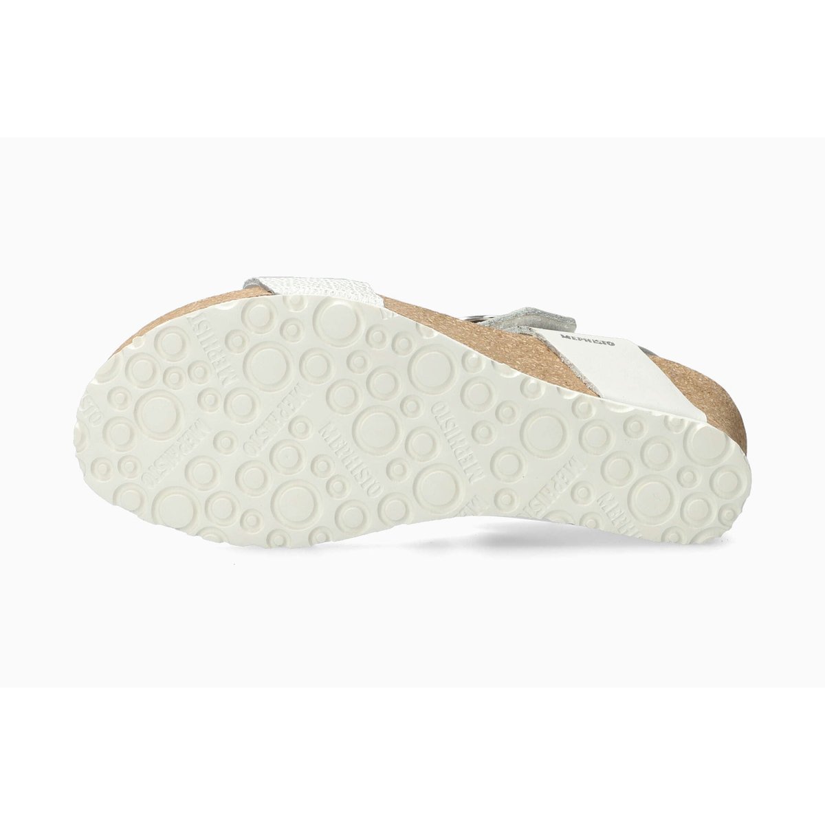 Sandales en cuir LEE gris silver p5147351, MEPHISTO