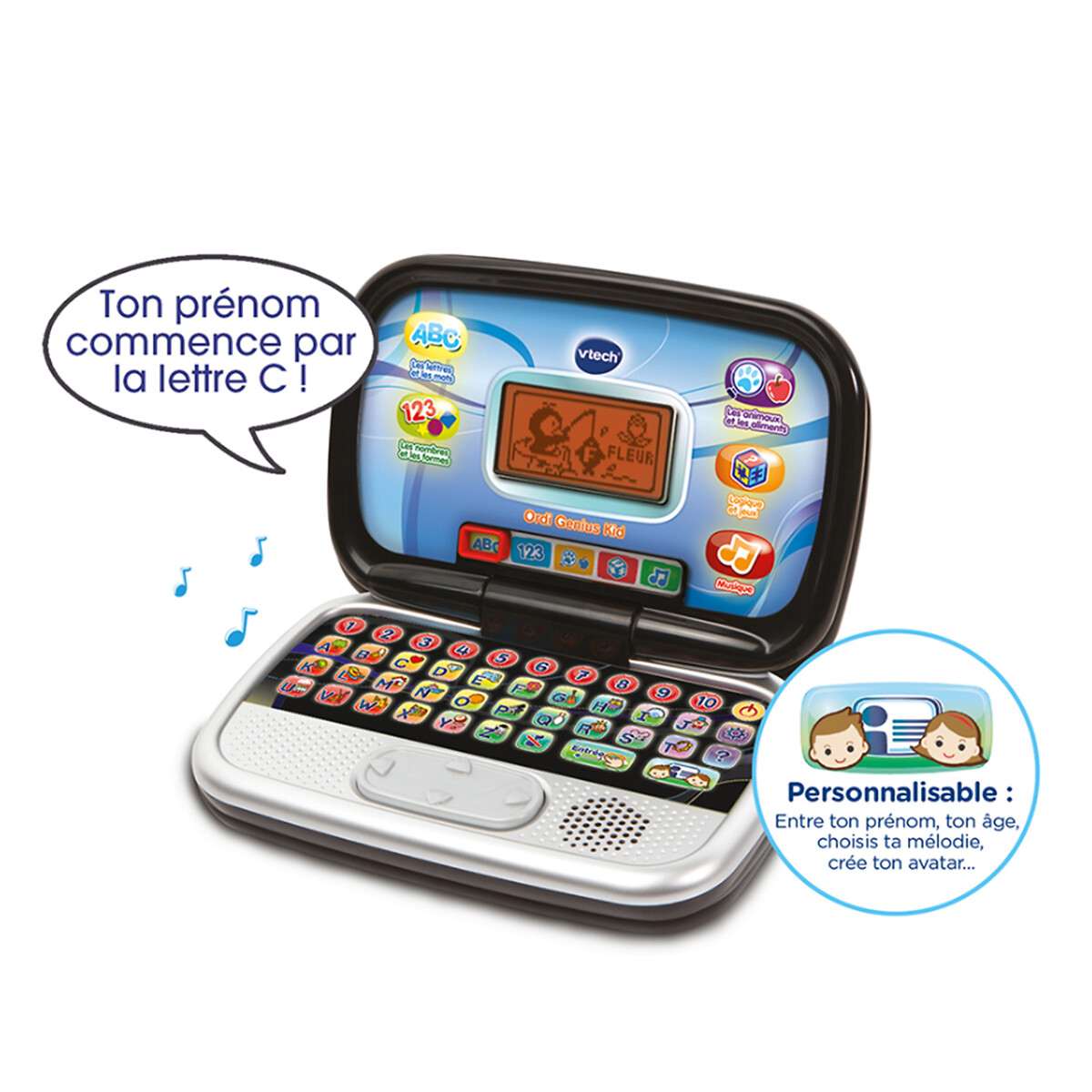 Ordi Genius Kid noir, VTECH