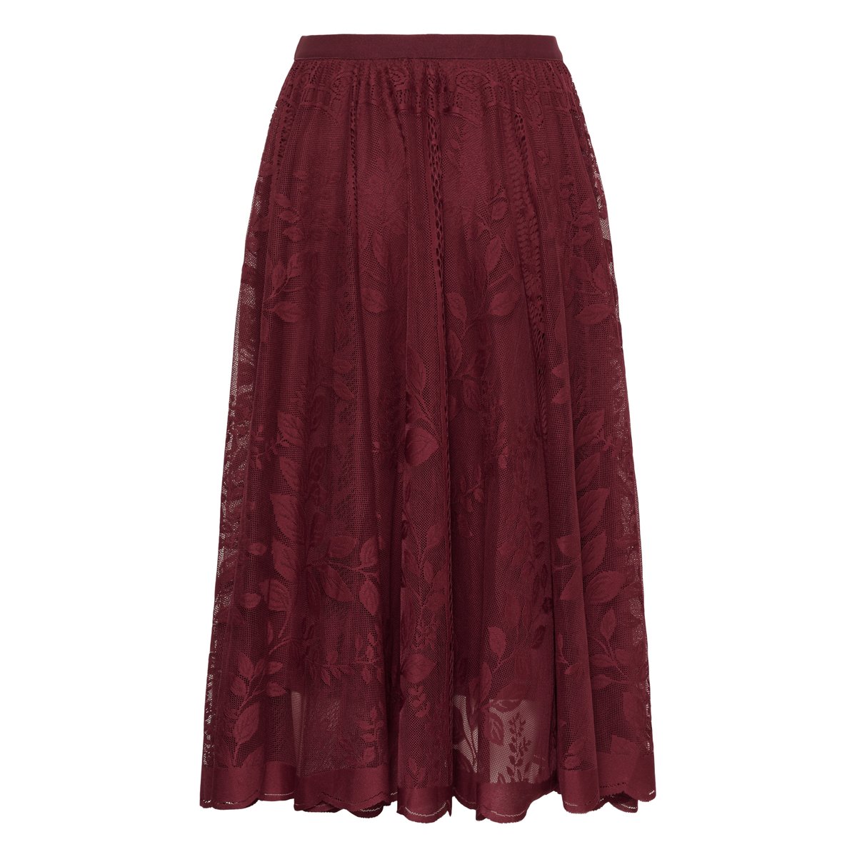 Jupe casual bordeaux zinfandel, CREAM