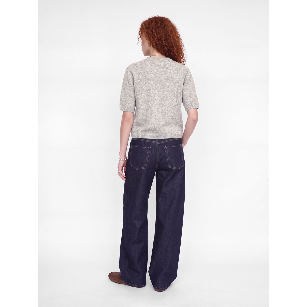 Pull En Maille light grey melange 1, JJXX