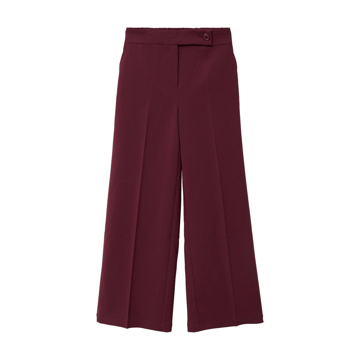 Pantalon city large violet foncé, CACHE CACHE