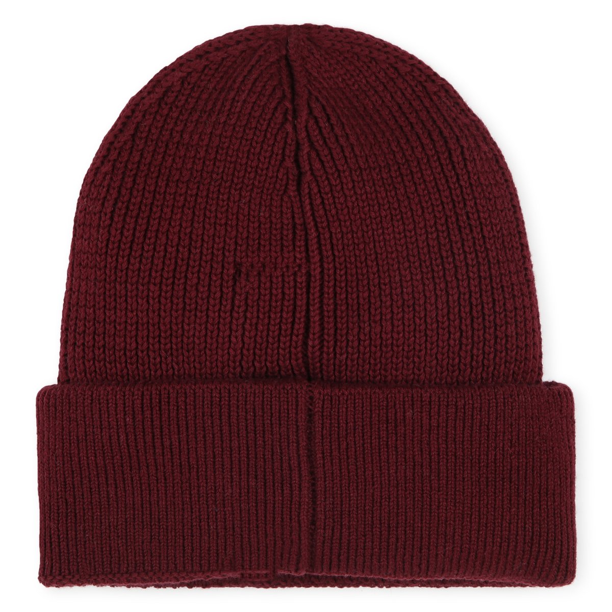 Bonnet brodé en tricot marsala, TIMBERLAND
