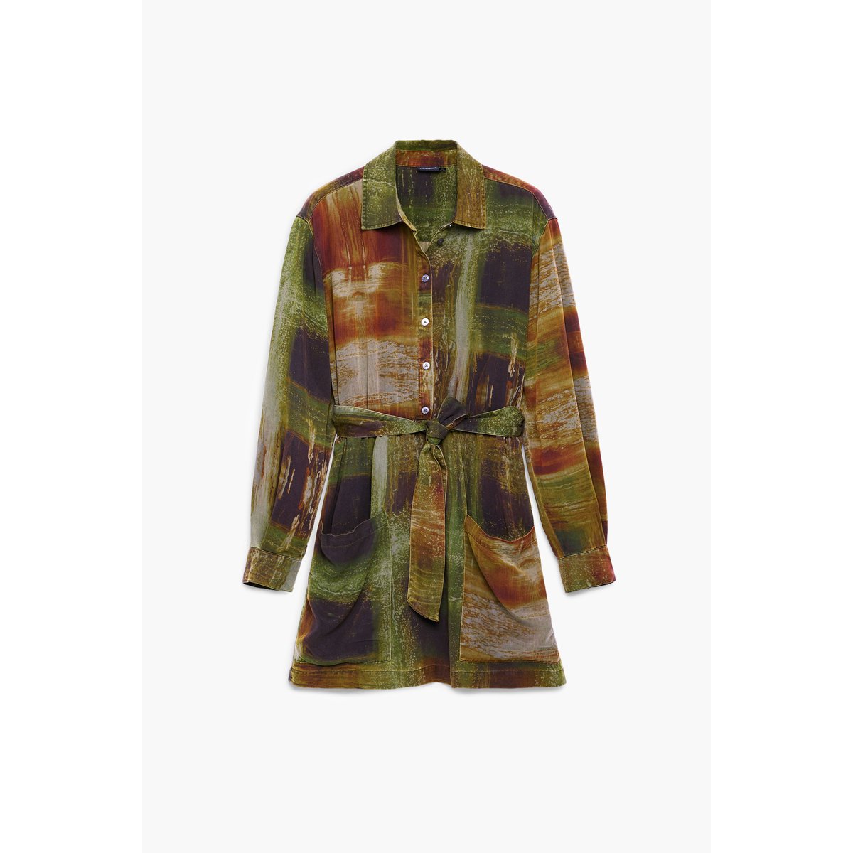 Robe manches longues M. C. Lacroix vert, DESIGUAL