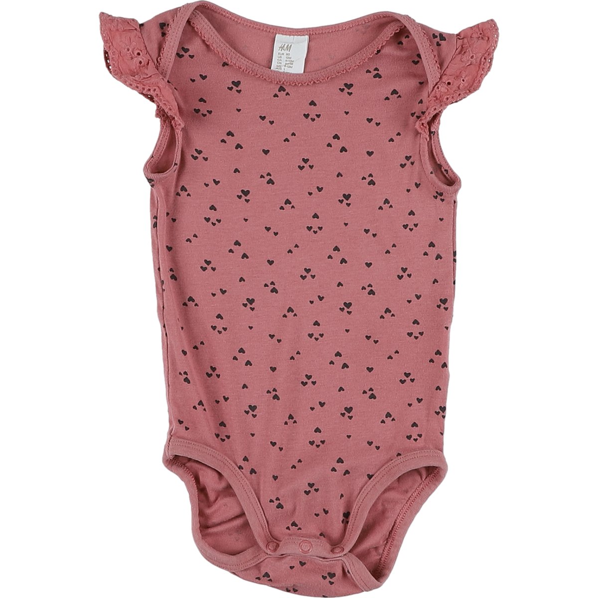T-shirt body - Très bon état noir;rose, H&M