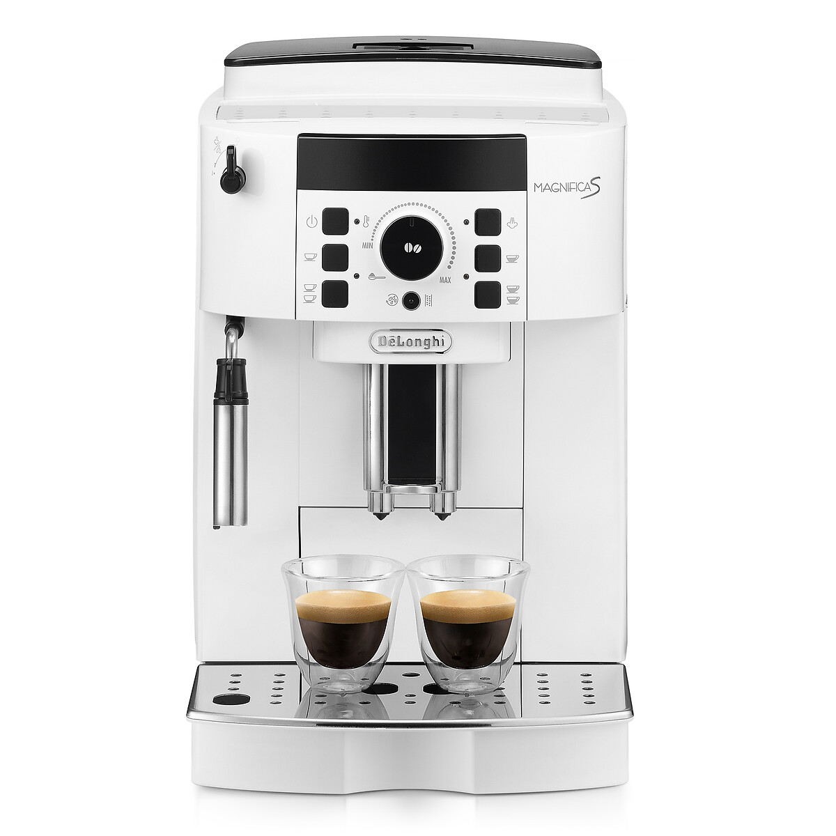 Expresso Broyeur Magnifica S ECAM21.117.W S11 blanc blanc, DELONGHI