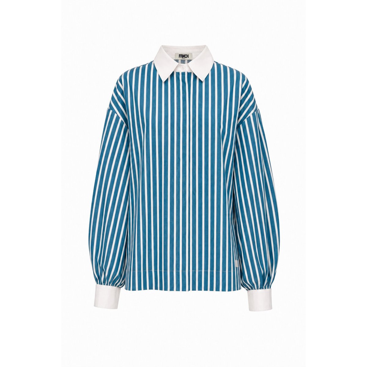 Chemise Mandrakia en coton MANDRAKIA bleu petrole, FRNCH