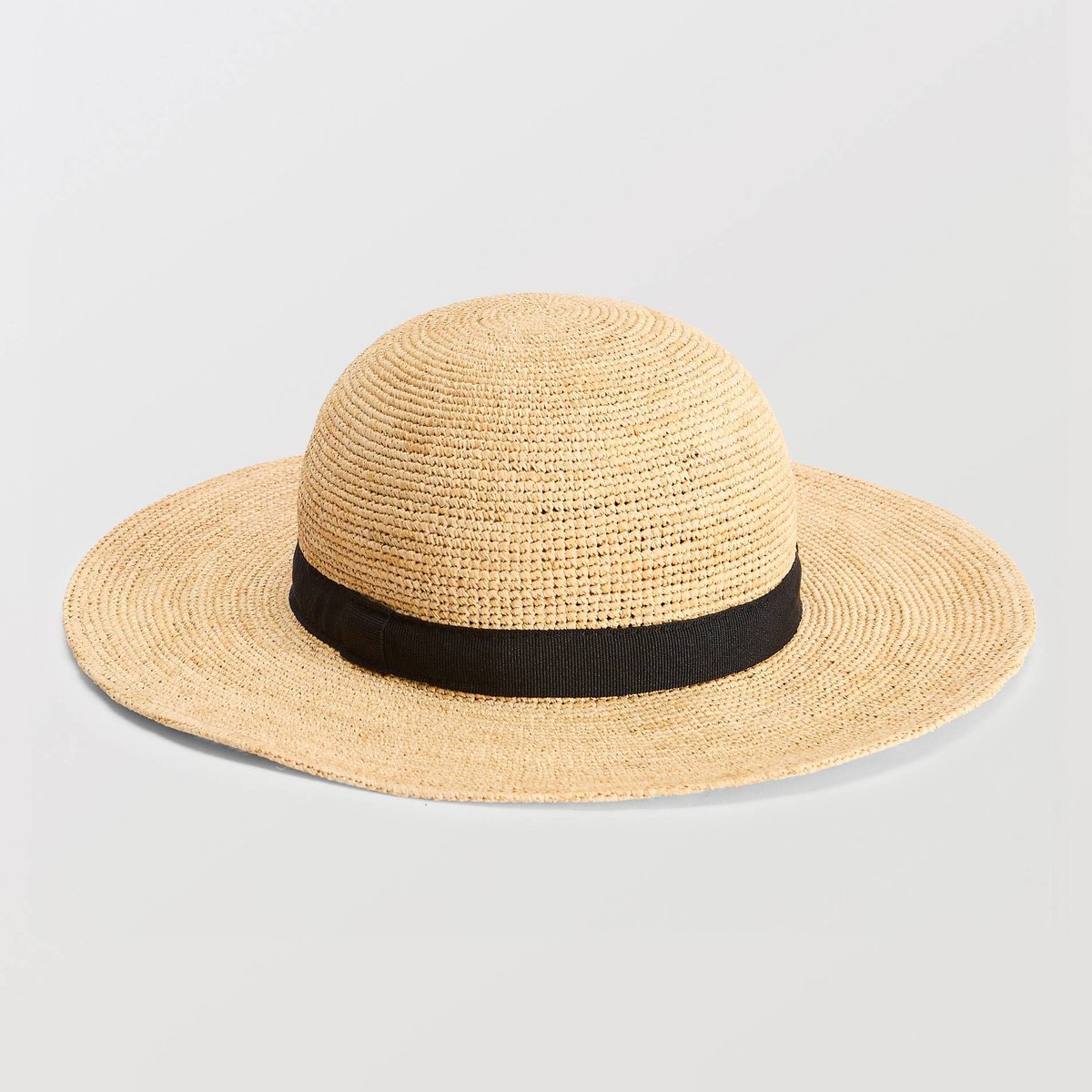 Chapeau forme capeline naturel, MONOPRIX