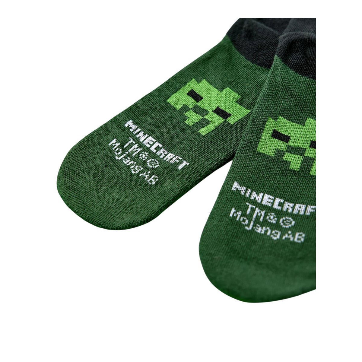 Lot de 5 paires de chaussettes mi-mollets motif/style imprimé multicolore, MINECRAFT