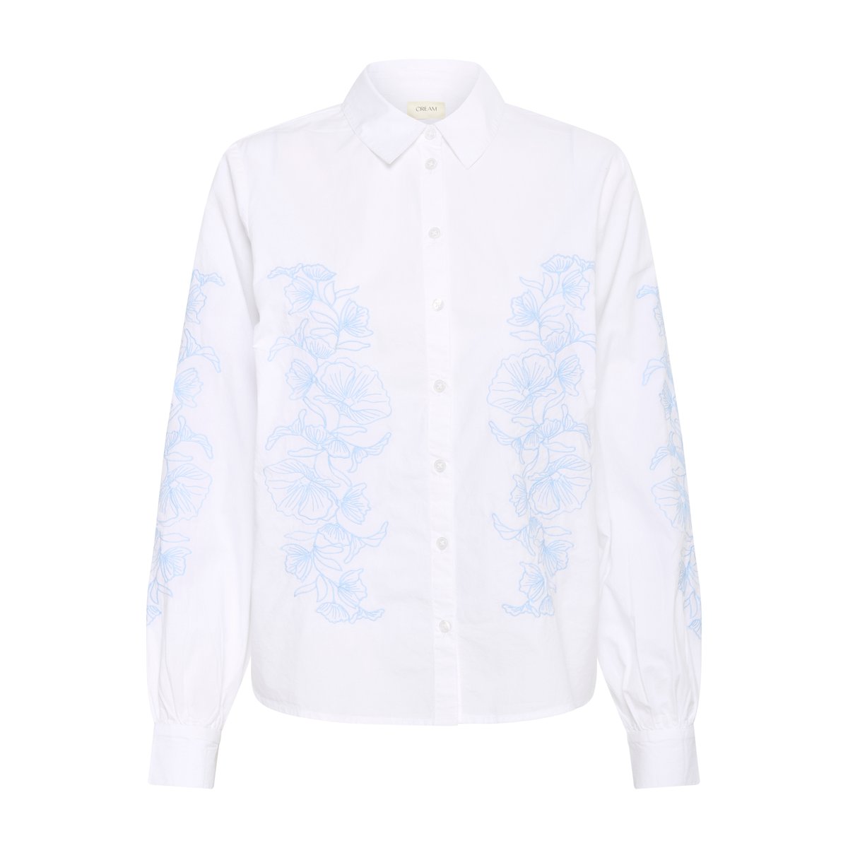 Chemise à manches longues blanc snow white, CREAM
