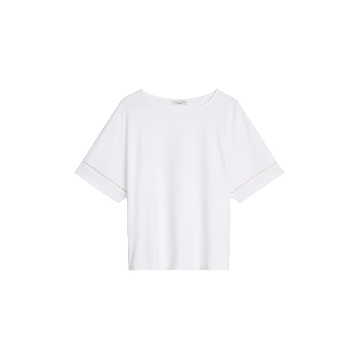 T-shirt relaxed avec TENCEL™ Modal blanc, MARC O'POLO