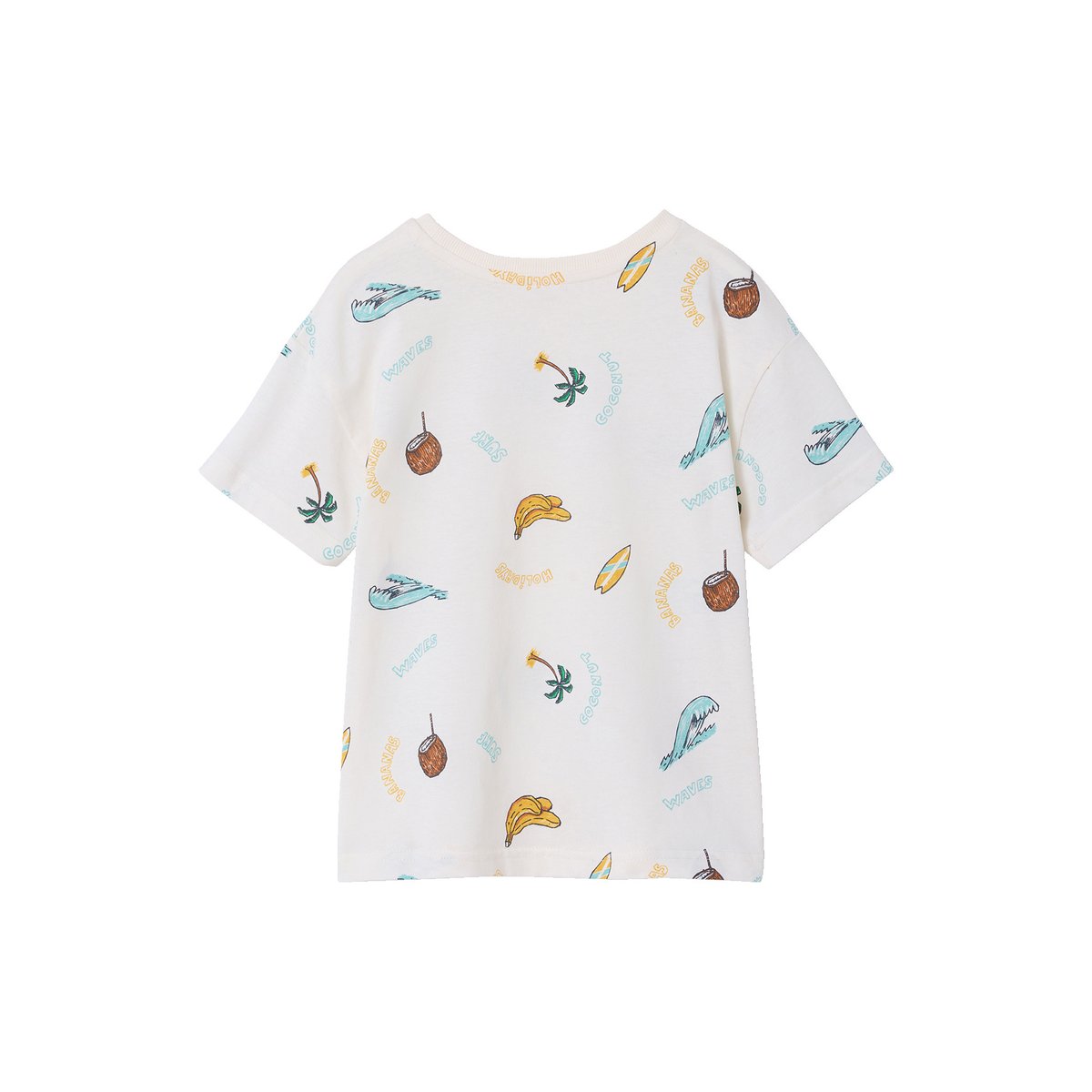 T-shirt manches courtes blanc, VERTBAUDET