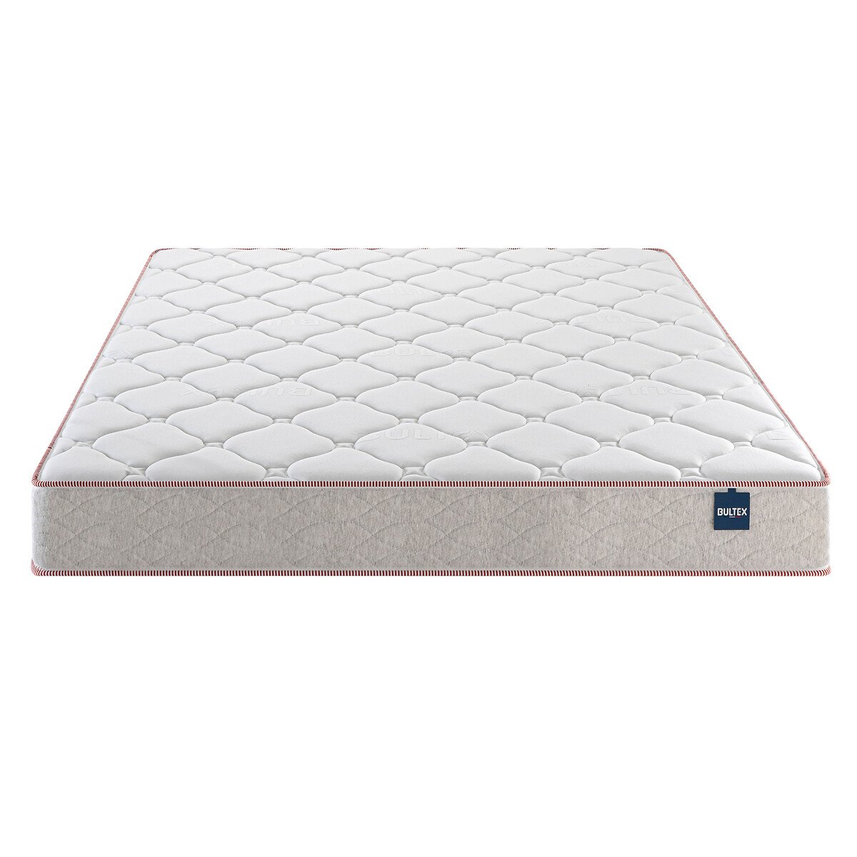 Matelas mousse Bultex primo 20 cm, Succès blanc/gris chiné, BULTEX