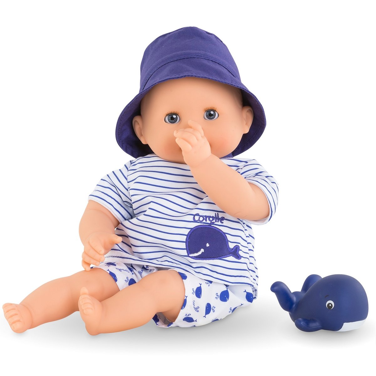 Poupon Bébé Bain Marin bleu, COROLLE