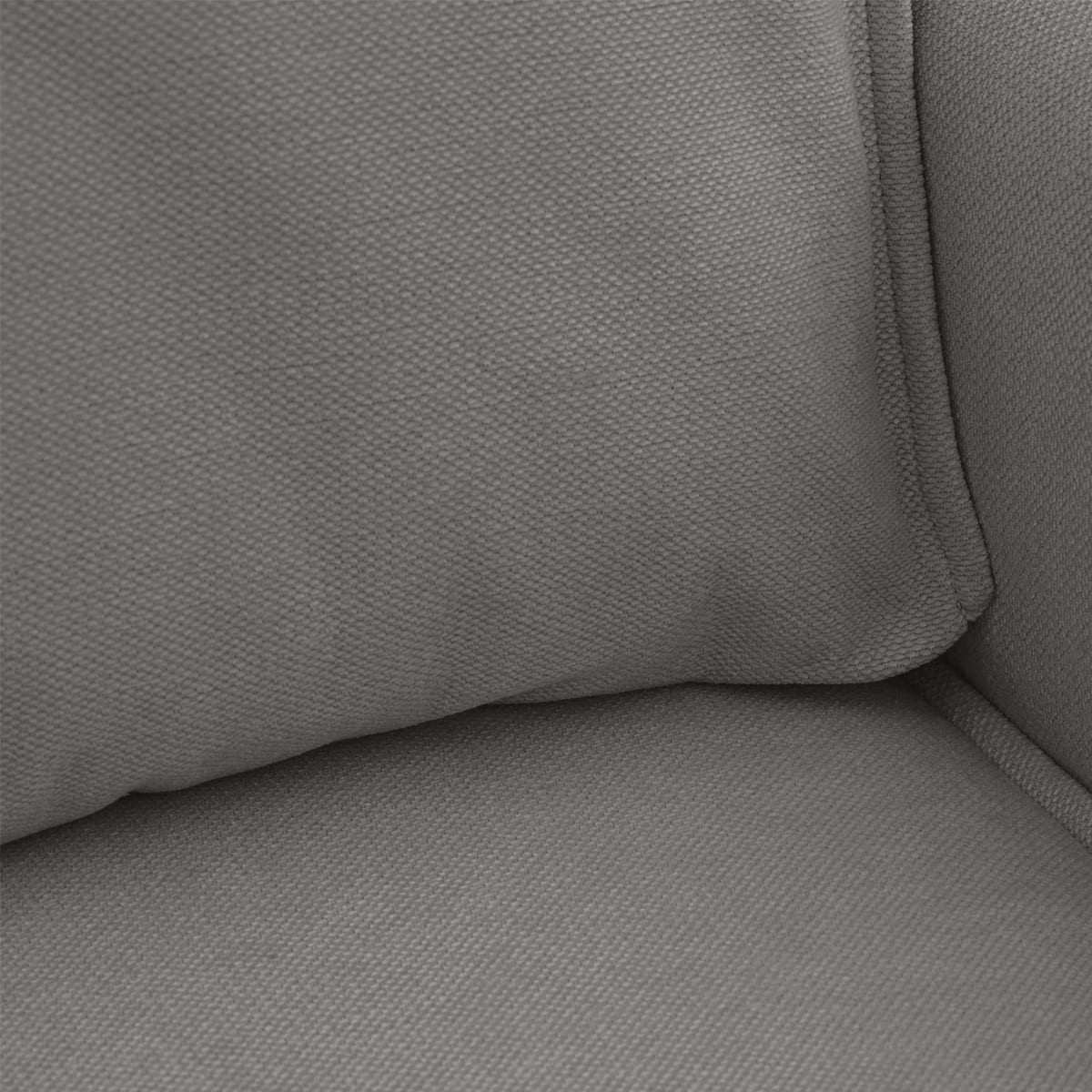 Canapé d'angle ouvert à gauche convertible 3 places en tissu chenille - EMMA gris, HOMIFAB