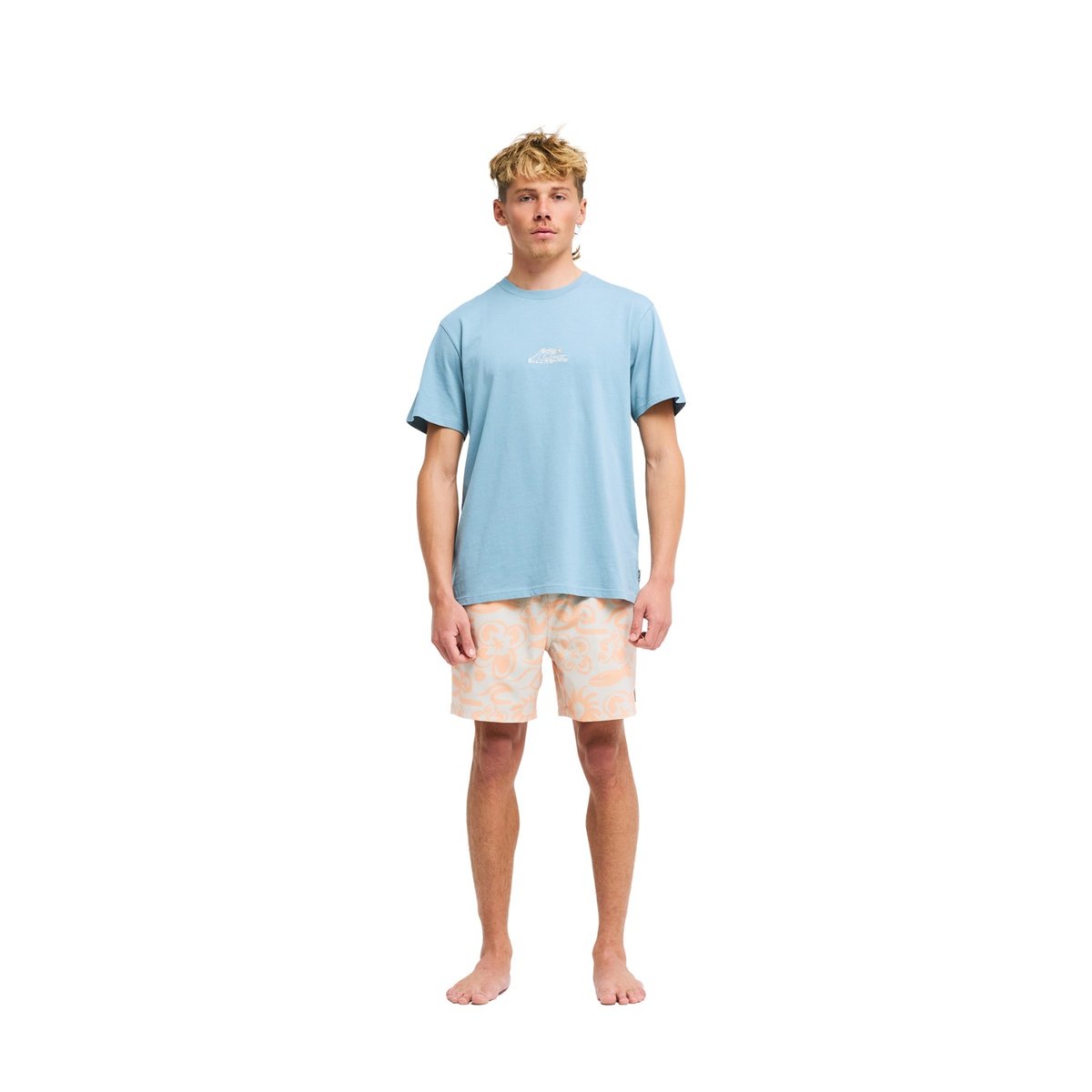 T shirt manches courtes TY WILLIAMS DROPPIN bleu blue fog, BILLABONG