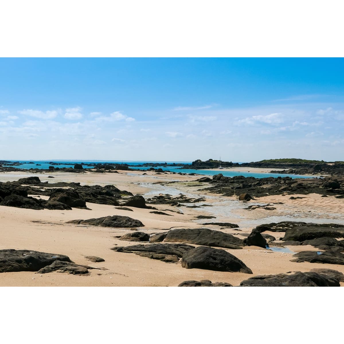 Tableau Mural Île De Chausey PLAGE tableaux sur toile-bleu, CEANOTHE