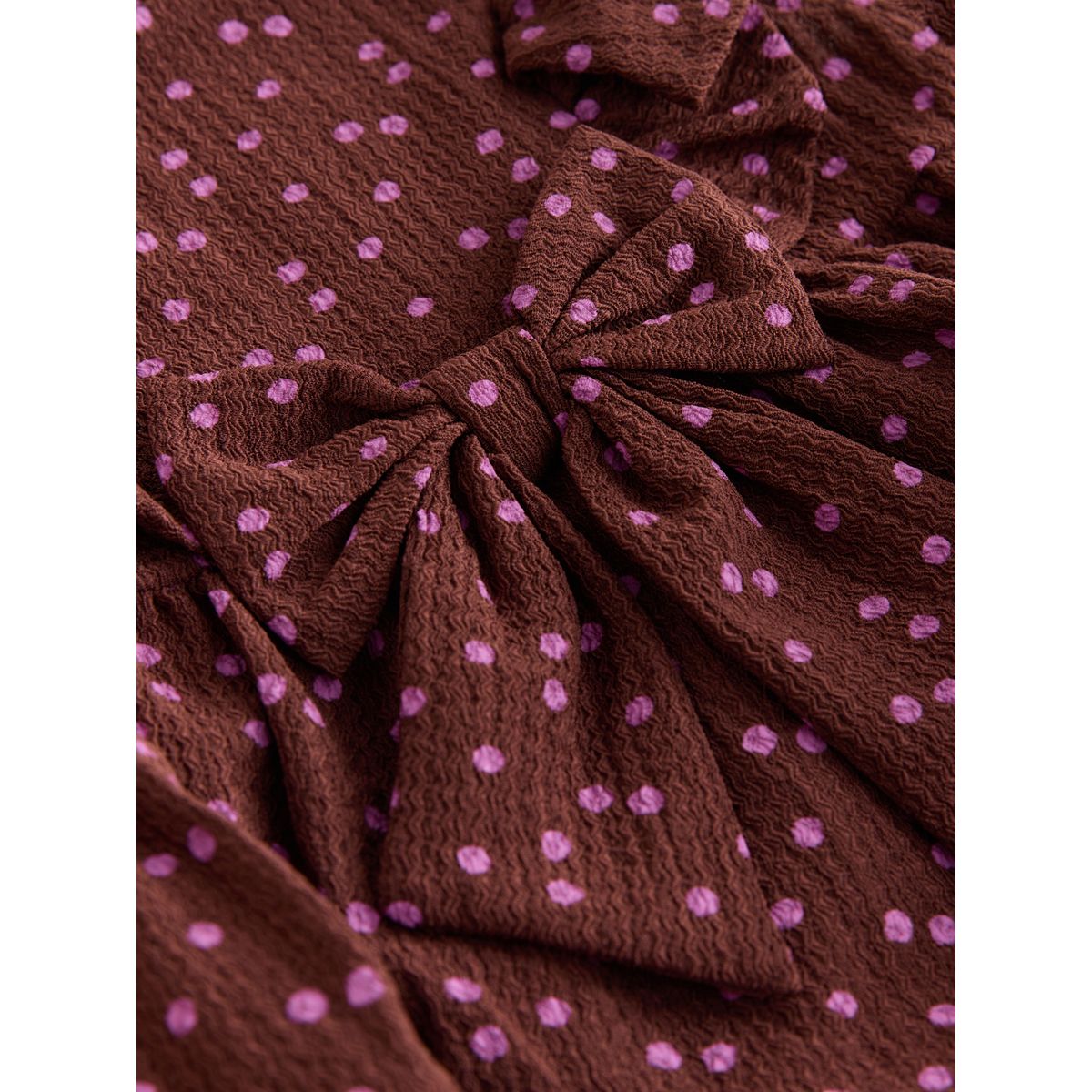 Robe d'été à volants marron, NEXT
