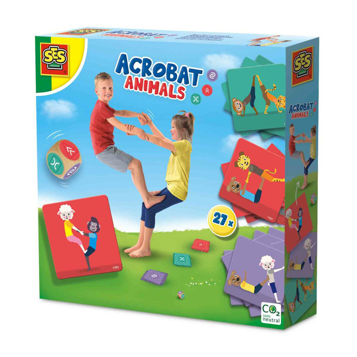 Jogo "Animais Acrobatas", SES multicolor, SES
