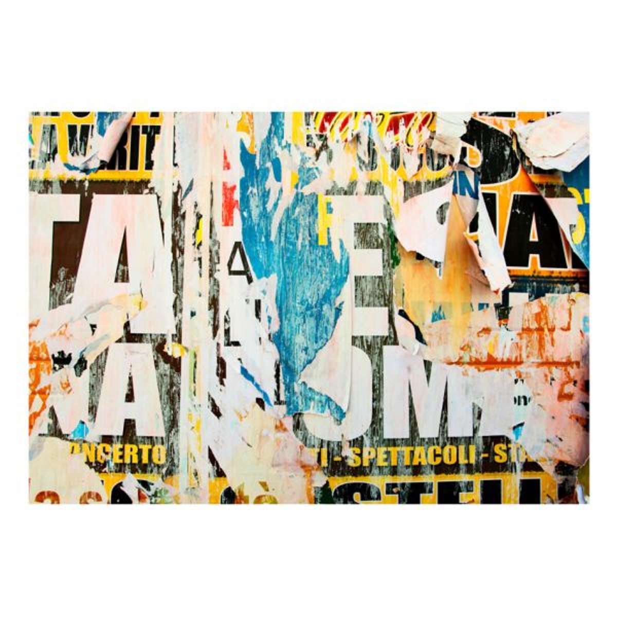 Papier peint intissé panoramique Street art Street Poster multicouleur, EDEN