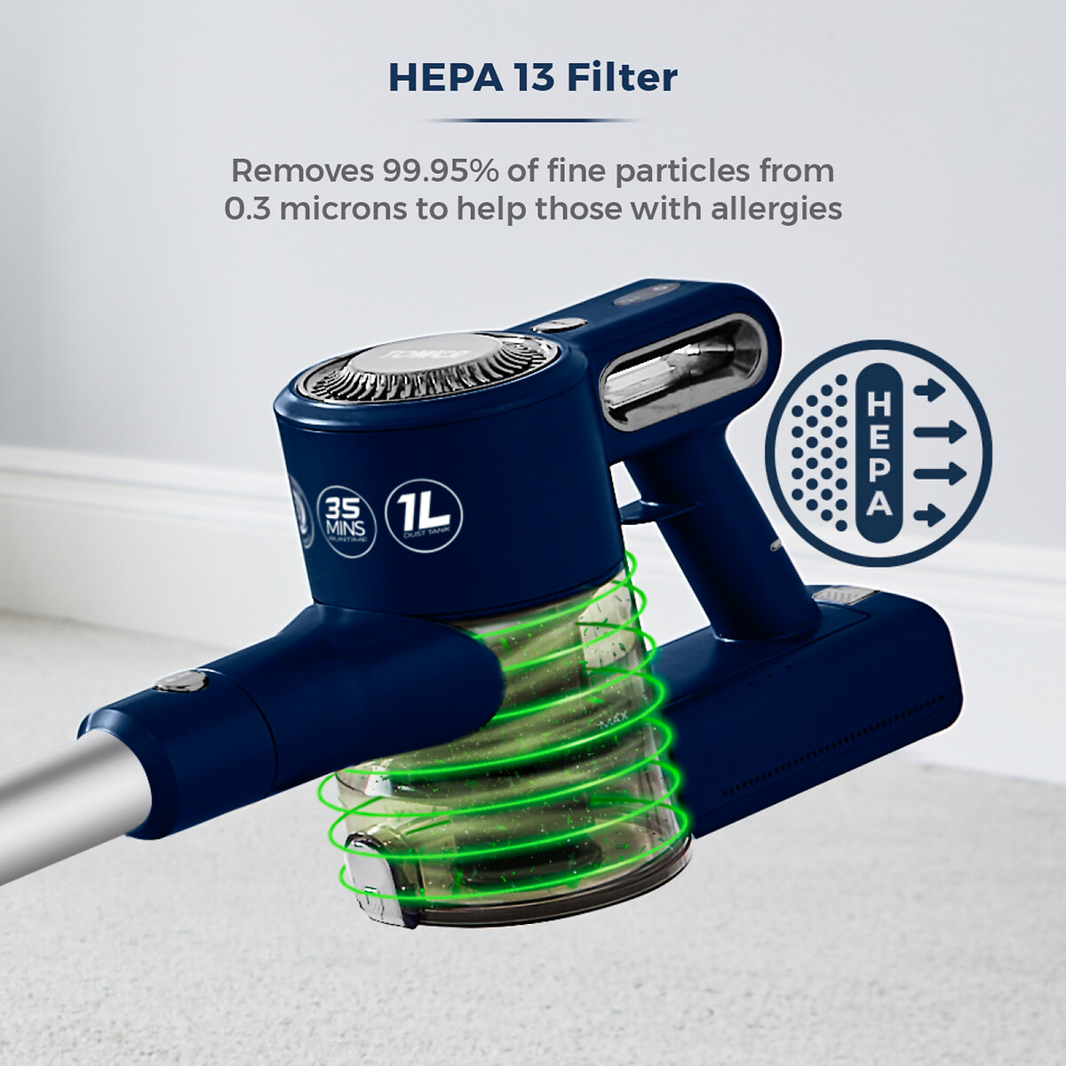 VL35 Pro Cordless Anti Tangle Vacuum - T513008 blue, TOWER