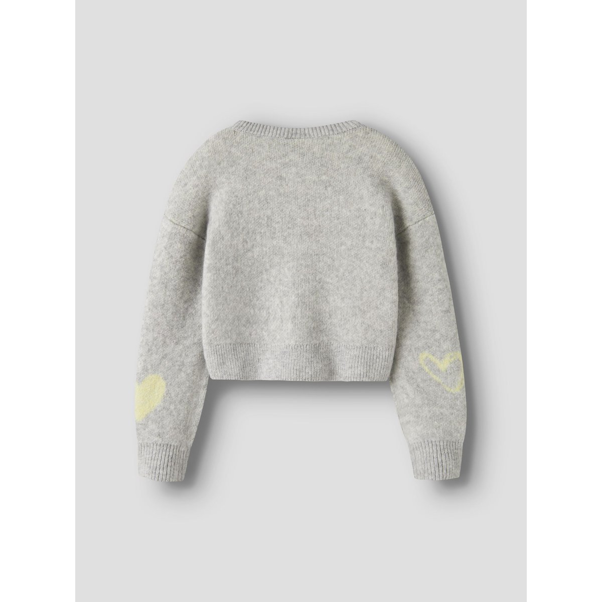 Pull En Maille gris - grey melange1, NAME IT
