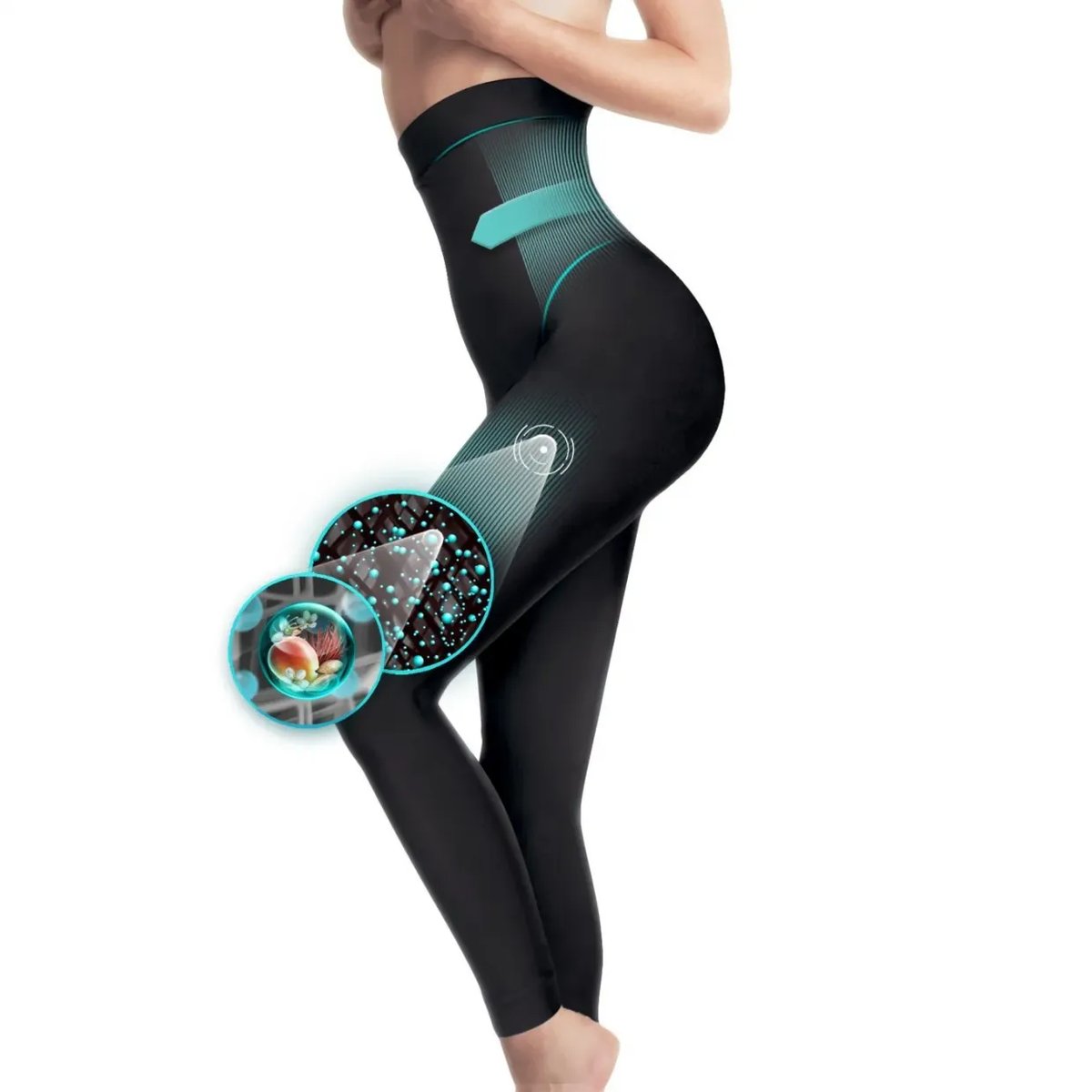 Legging Minceur Ventre Plat noir, LYTESS