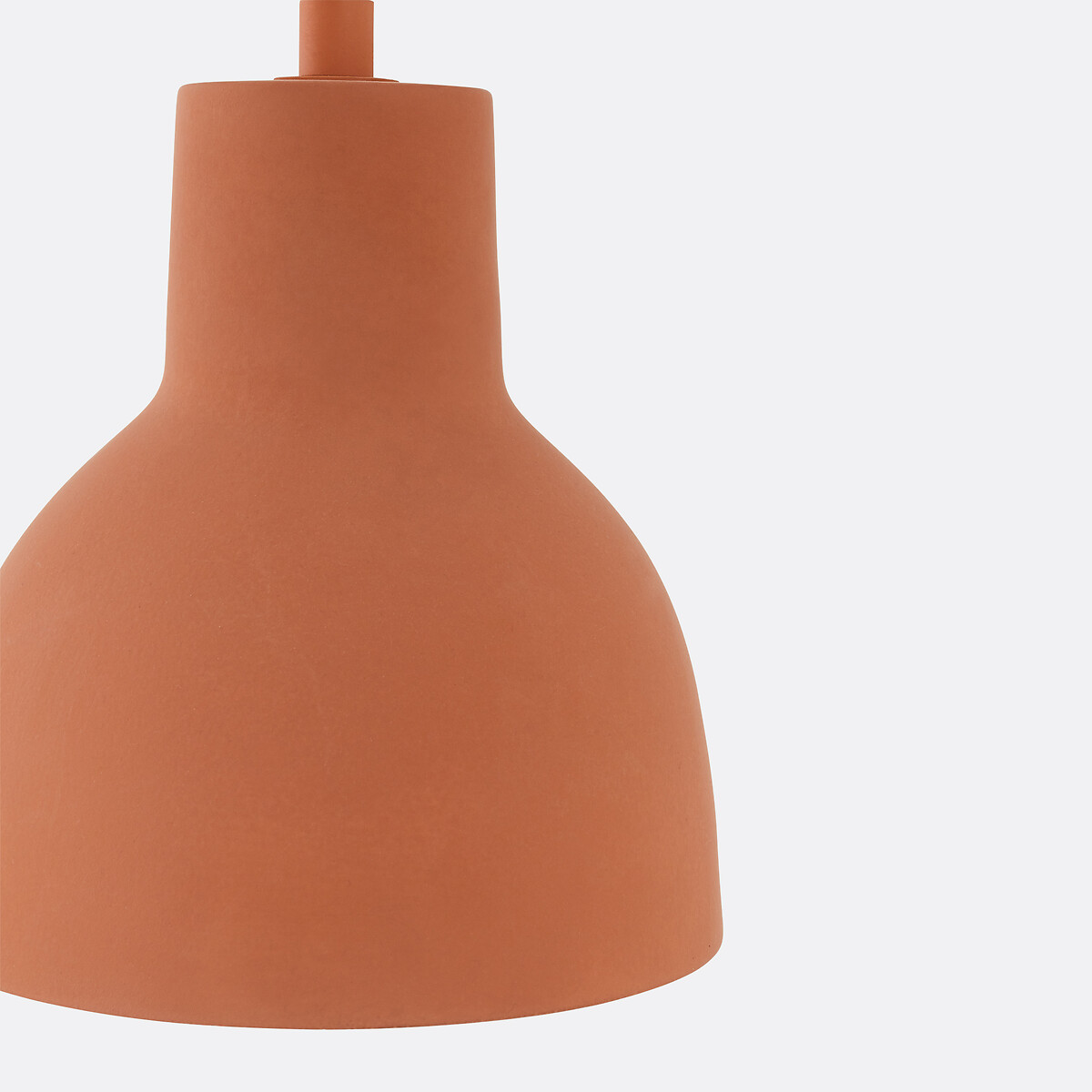 Candeeiro de teto, em betão laranja-acastanhado, Ø16 cm, Arida terracota, LA REDOUTE INTERIEURS