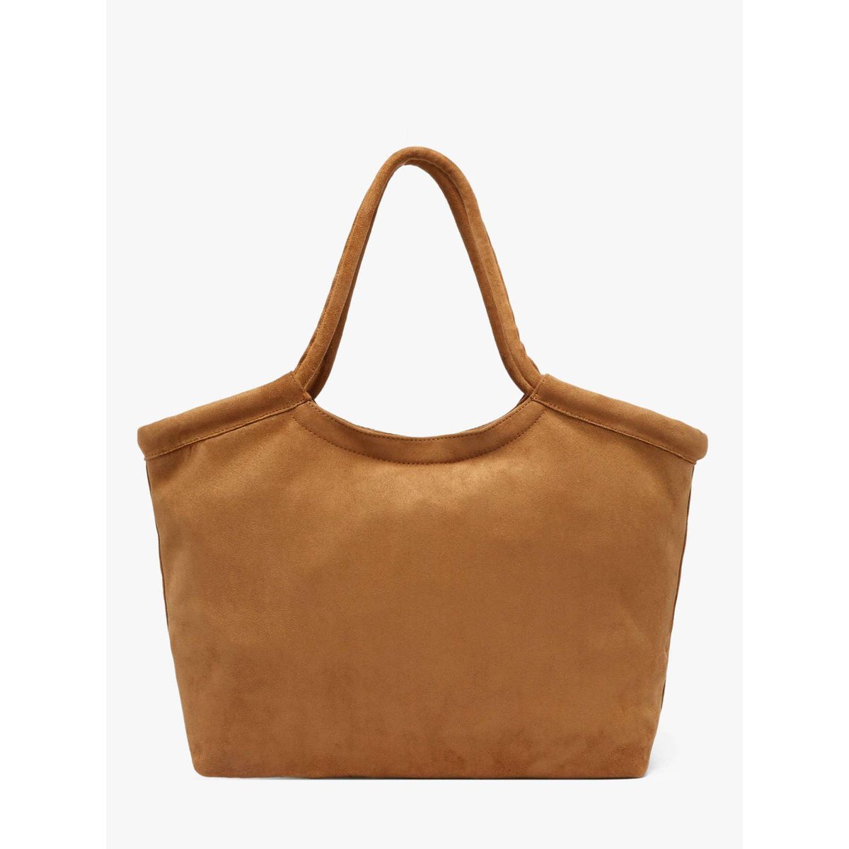 Sac porté épaule A4 Aubepine camel, WOOMEN