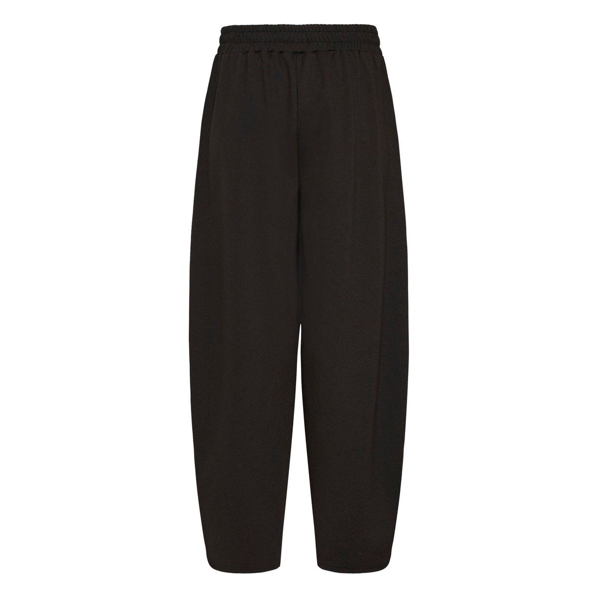 Pantalon coupe ballon, taille mi-haute noir, ICHI